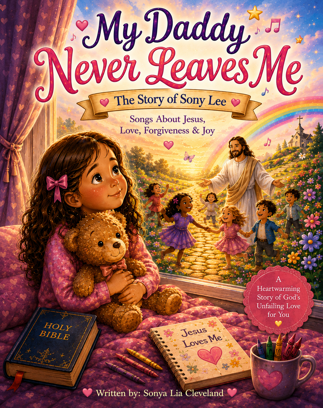 Cover of My Daddy Never Leaves Me — The Story of Sony Lee